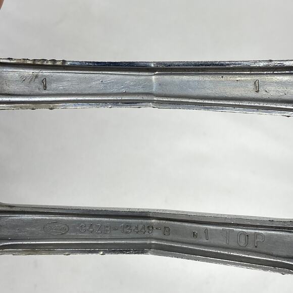 Vintage '64 '66 Ford Mustang Tail Light Bezel Set Pair C4ZB-13449-B OEM Part - Picture 6 of 11